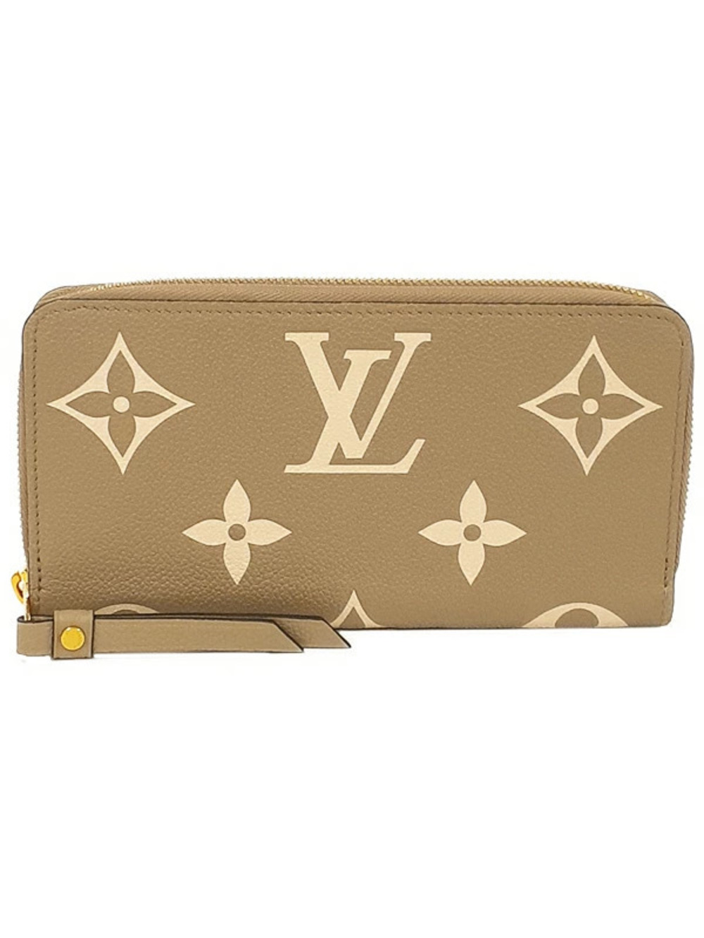 Louis Vuitton Bicolor Monogram Empreinte Zippy Wallet Round Zipper Long